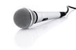 Silver microphone Silver microphone