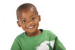 Cute happy 3 year old black boy smiling for the camera Cute happy 3 year old black boy smiling for the camera