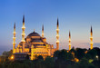 Blaue Moschee in der Dämmerung