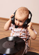 Cute baby dj