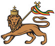 Lion Of Judah With A Rastafari...