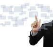 hand pushing on a touch screen interface hand pushing on a touch screen interface