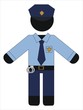 policía hombre