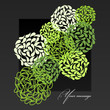abstract floral background design