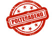 Sternen Stempel rot POLTERABEND