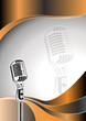 microphone metal background