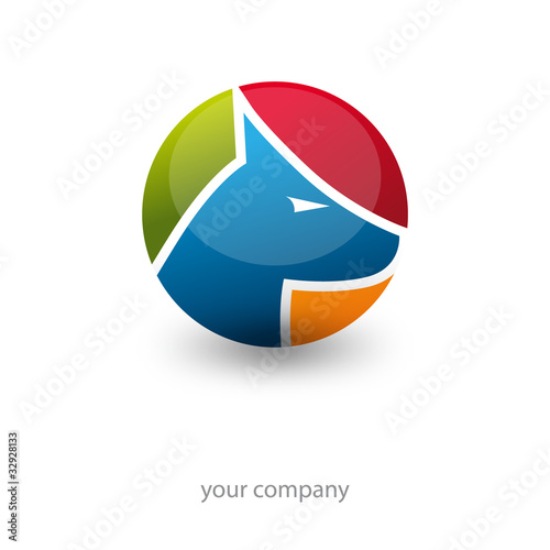 Vector: logo entreprise, logo chien, logo sécurité logo entreprise, logo chien, logo sécurité