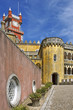 Pena, colorful palace