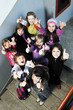 happy children group in school happy children group in school