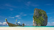 Boat and island