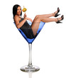 Photo : WOman in Martini Glass WOman in Martini Glass