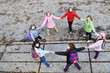 school girls running away school girls running away