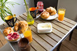 Frühstück am Balkon Frühstück am Balkon