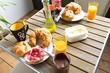 Frühstück am Balkon Frühstück am Balkon