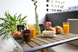Frühstück am Balkon Frühstück am Balkon