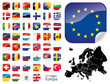 Europa Flaggen Fahnen Set Buttons Sticker Sprachen 2 Europa Flaggen Fahnen Set Buttons Sticker Sprachen 2