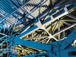 Abstract Metal construction.