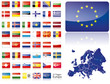 Europa Flaggen Fahnen Set Buttons Icons Sprachen 7 Europa Flaggen Fahnen Set Buttons Icons Sprachen 7