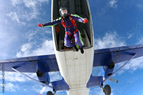 Photo: Skydiving photo Skydiving photo