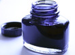 blue inkpot
