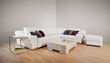 Modern interior with free wall space Modern interior with free wall space