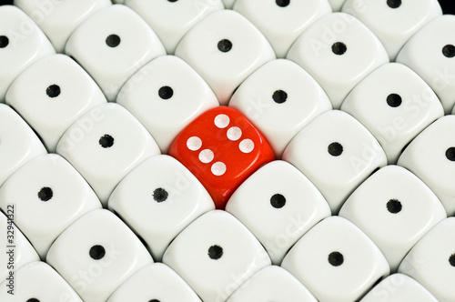 Photo: center dice center dice