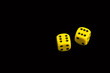 yellow six dice