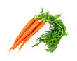 Overhead View Fresh Carrots
