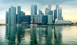 Singapore at sunset