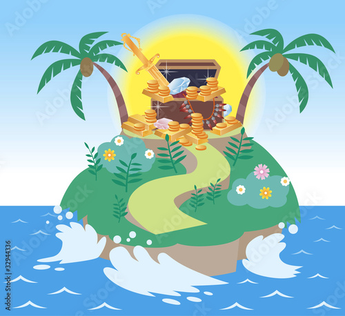 Vector: 宝島 宝島