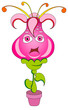 Vector illustration. Floral character.