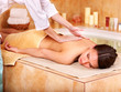 Massage der Frau in der Beauty Spa.