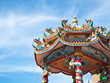 Chinese temple with blue sky
