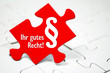 Puzzleteil mit Paragraph