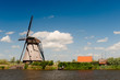 Windmill landscape at Kinderdijk The Netherlands Windmill landscape at Kinderdijk The Netherlands