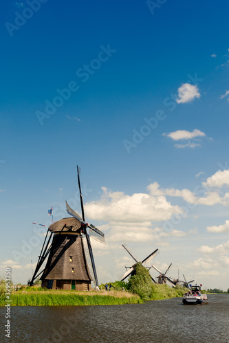 Photo: Windmill landscape at Kinderdijk The Netherlands Windmill landscape at Kinderdijk The Netherlands