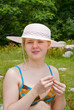 Young Woman in Hat 7