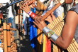 Photo: Native South American tribal group from Ecuador play music Native South American tribal group from Ecuador play music