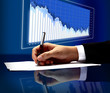 businessman's hand with pen