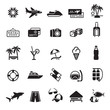Signs. Vacation, Travel & Recreation. First set icons in black