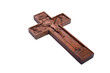 cross a crucifix is fretted from a tree