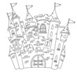 Outlined castle