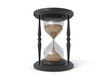Illustration: sand glass closup 3d render sand glass closup 3d render