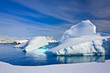 Icebergs in Antarctica