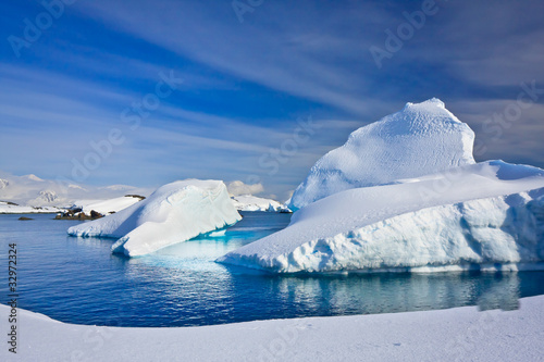 Photo: Icebergs in Antarctica Icebergs in Antarctica