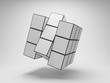 Array puzzle from cubes