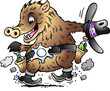 Dancing Javelina Boar