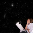 jeune homme astronome
