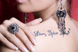 Beautiful blond woman with jewelry Beautiful blond woman with jewelry