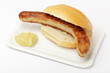 Bratwurst im Brötchen